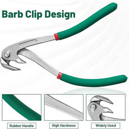 Cast Metal Door Panel Clamp Pliers with Non-Slip Handle for Straightening Dents, Versatile