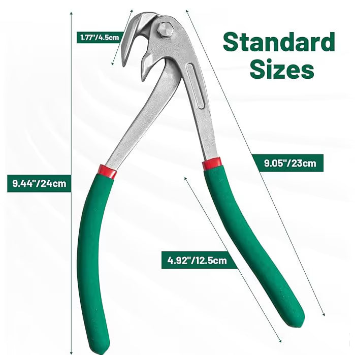 Cast Metal Door Panel Clamp Pliers with Non-Slip Handle for Straightening Dents, Versatile
