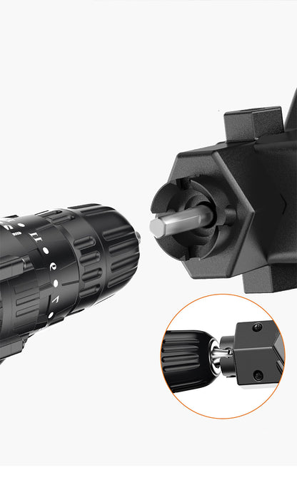 Universal Chainsaw Drill Attachment with Tungsten Steel Chain for Branches and Wood