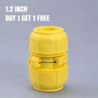 Universal Garden Hose Connector with Leak-Proof Click-Lock Seal for Quick Changes