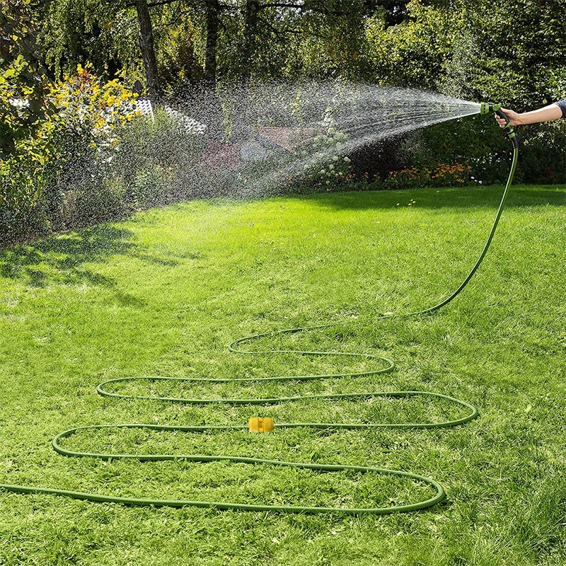 Universal Garden Hose Connector with Leak-Proof Click-Lock Seal for Quick Changes