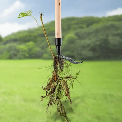 Alloy Weed Puller with Foot Lever and Four-Claw Root Extractor for Chemical-Free Weeding