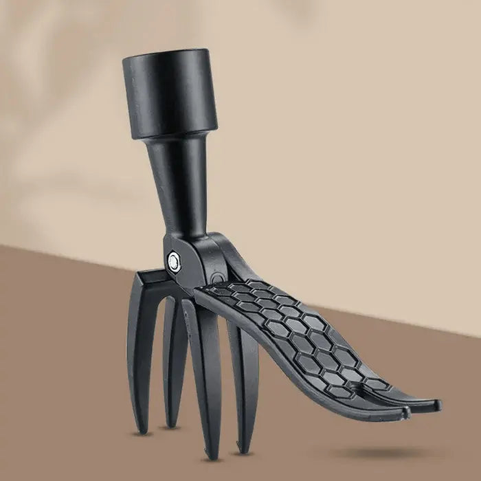 Alloy Weed Puller with Foot Lever and Four-Claw Root Extractor for Chemical-Free Weeding