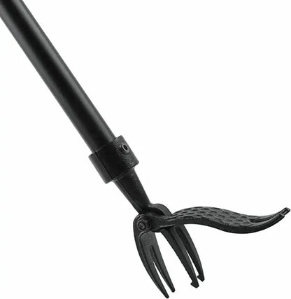 Alloy Weed Puller with Foot Lever and Four-Claw Root Extractor for Chemical-Free Weeding