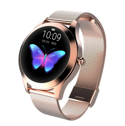 Women's Smartwatch with Heart Rate, Sleep Tracking and Call Notifications, Elegant Metallic Finish