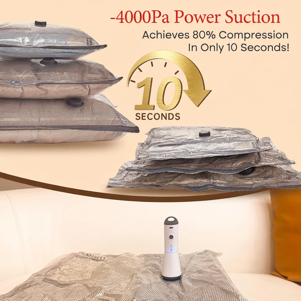 Vacuum Storage Bags Travel Set