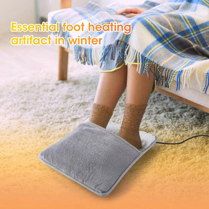 USB Heated Foot Warmer Electric Foot Heater with Soft Flannel Lining and 40°C Warmth for Home Car