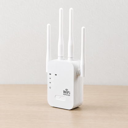 Dual-Band WiFi Extender with 1200 Mbps Speed for Indoor and Outdoor Home Coverage