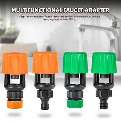 Tool-Free Faucet Connection Adapter for Gardening, Car Washing & Outdoor Cleaning Tasks