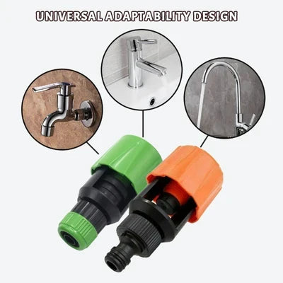 Tool-Free Faucet Connection Adapter for Gardening, Car Washing & Outdoor Cleaning Tasks