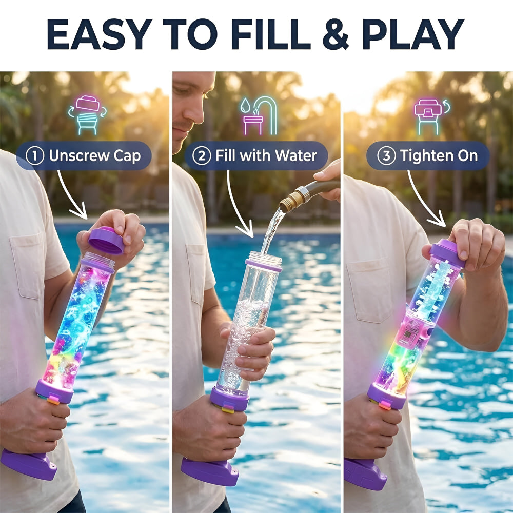LED Water Blaster Gun