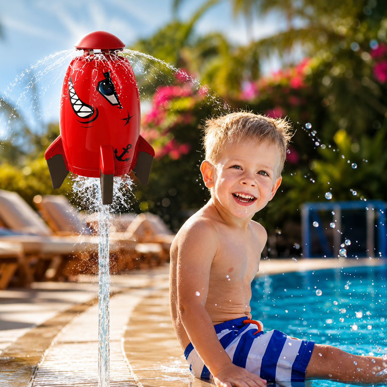 Rocket Shape Water Sprinkler