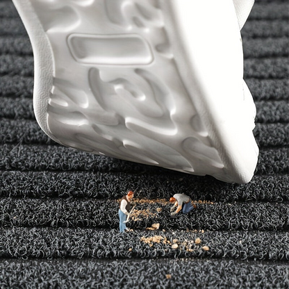 Weatherproof Outdoor Doormat with Non-Slip Backing and Dirt-Trapping Woven Surface