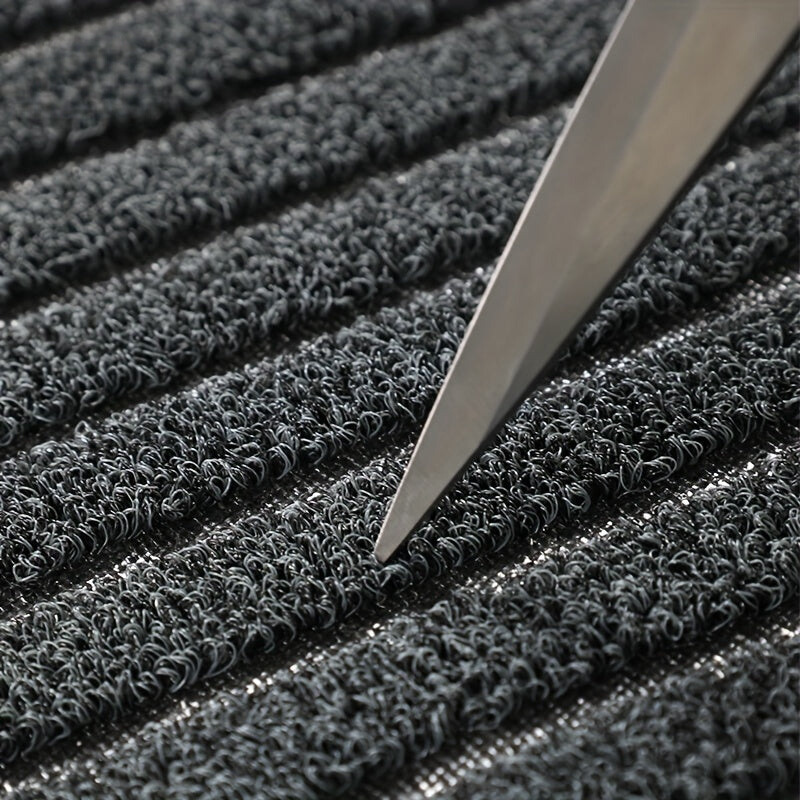Weatherproof Outdoor Doormat with Non-Slip Backing and Dirt-Trapping Woven Surface