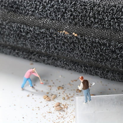 Weatherproof Outdoor Doormat with Non-Slip Backing and Dirt-Trapping Woven Surface