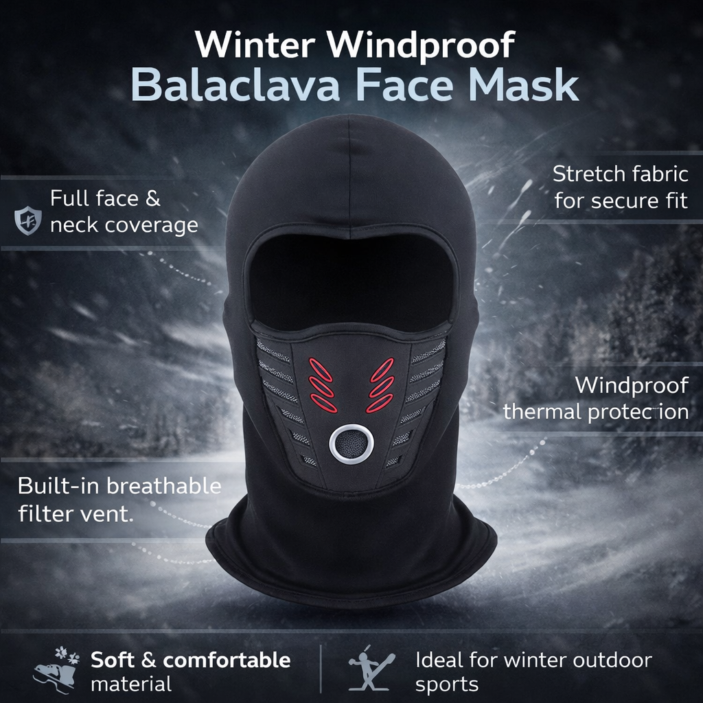 Windproof Thermal Face Mask