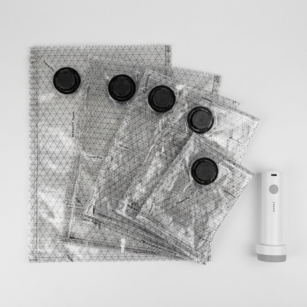 Vacuum Storage Bags Travel Set
