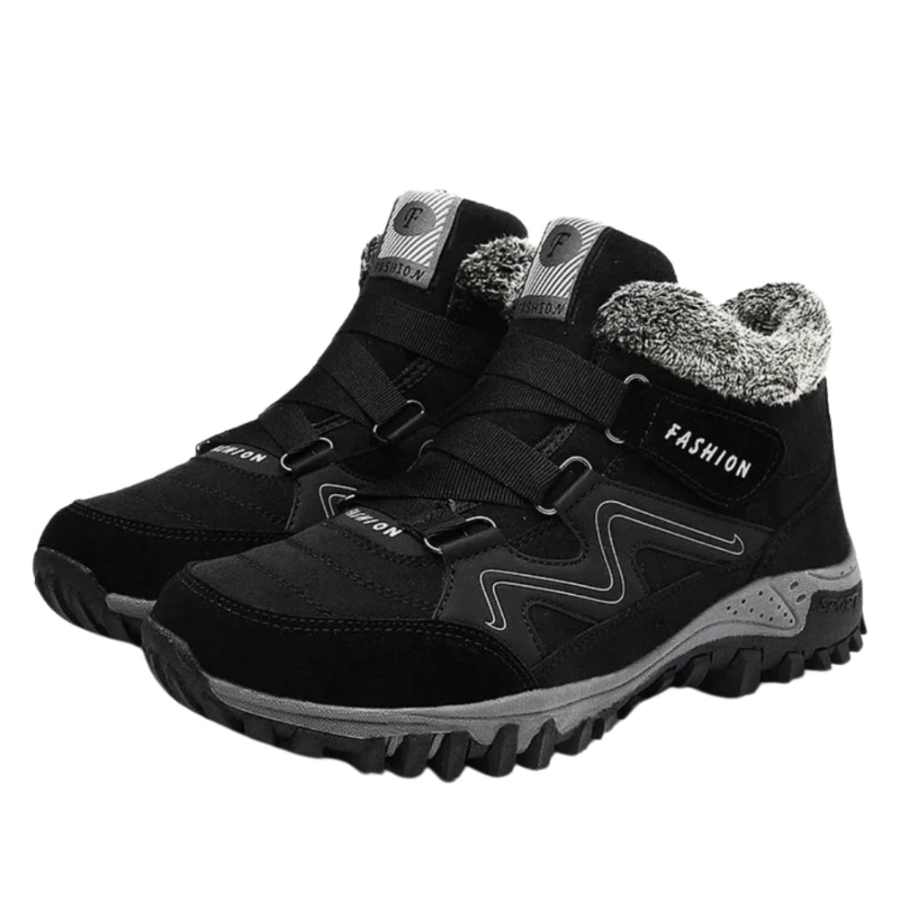 Women's Waterproof Insulated Winter Boots with Non-Slip Sole and Ankle-Height Design