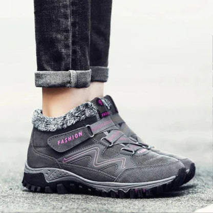 Women's Waterproof Insulated Winter Boots with Non-Slip Sole and Ankle-Height Design
