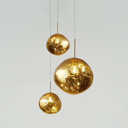 Modern LED Pendant Light in Metal and PVC, Minimalist Ceiling Light for Kitchens and Dining Rooms