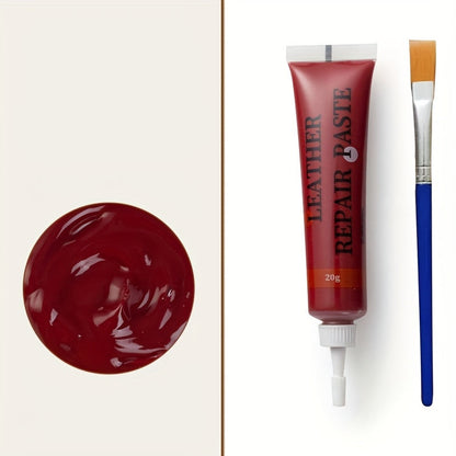 Leather Repair Kit for Furniture, Car Seats and Upholstery, DIY Colour Restoration Set for Scuffs