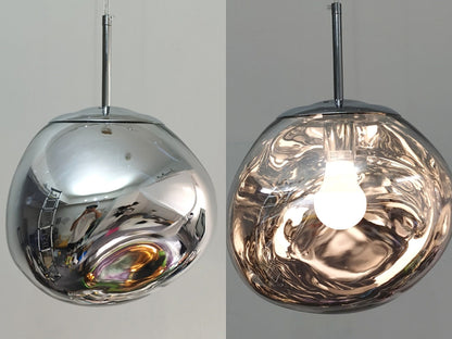 Modern LED Pendant Light in Metal and PVC, Minimalist Ceiling Light for Kitchens and Dining Rooms