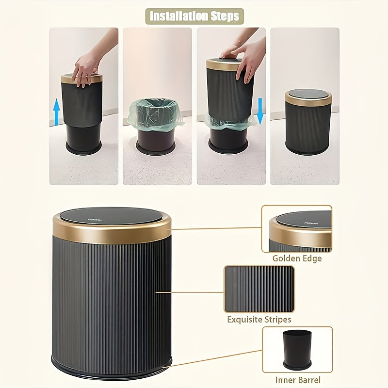 Luxury Oval Trash Can