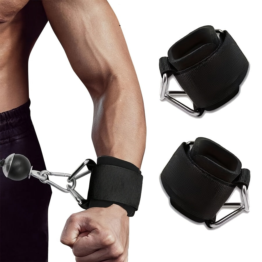 Adjustable Anti Slip Weight Lifting Wrist Straps in Durable Nylon for Deadlifts, Rows and Pull Ups