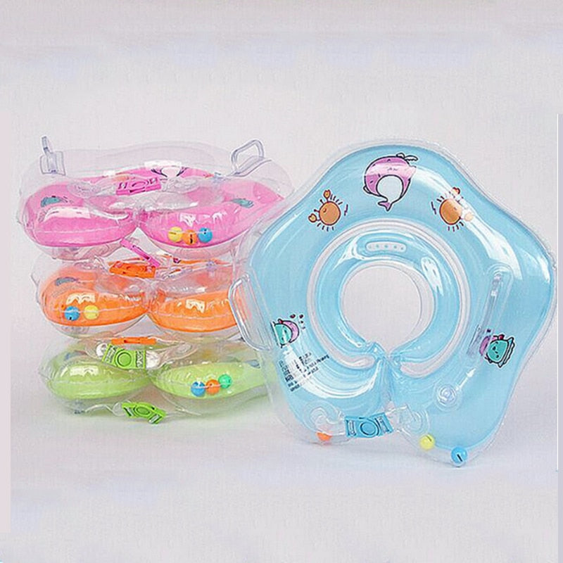 Infant Swim Neck Float for Baby with Ergonomic Chin Rest, Ages 1 to 24 Months Old