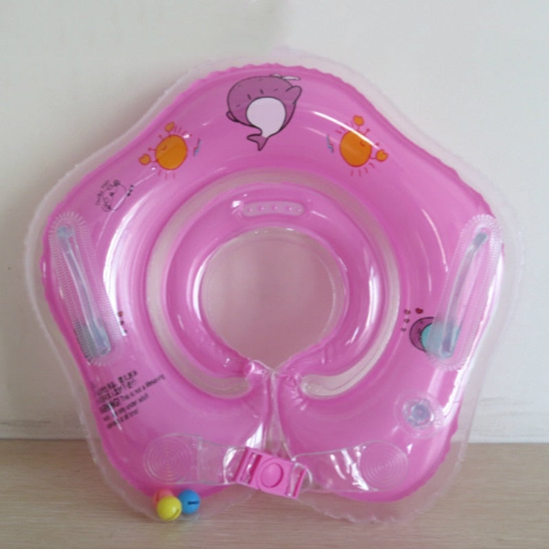 Infant Swim Neck Float for Baby with Ergonomic Chin Rest, Ages 1 to 24 Months Old