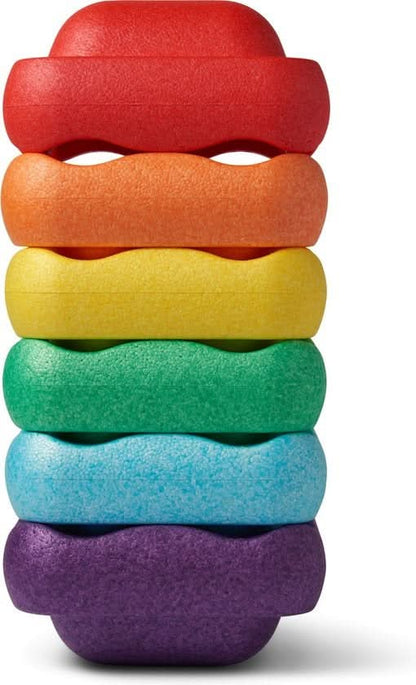 Kids Stackable Balance Stepping Stones - Play Blocks for Motor Skills