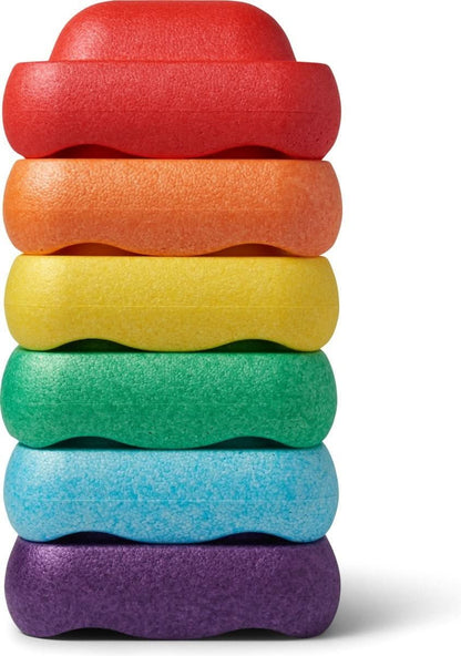 Kids Stackable Balance Stepping Stones - Play Blocks for Motor Skills