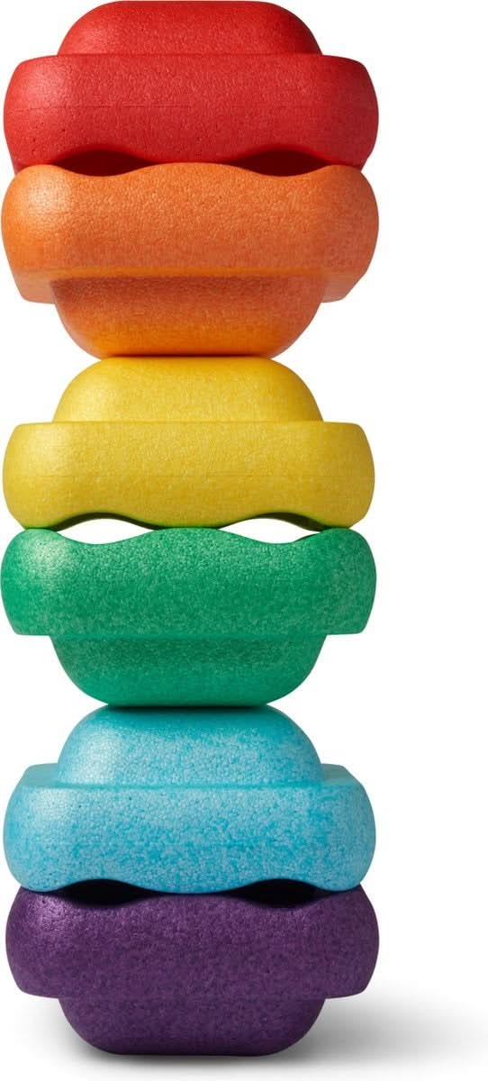 Kids Stackable Balance Stepping Stones - Play Blocks for Motor Skills