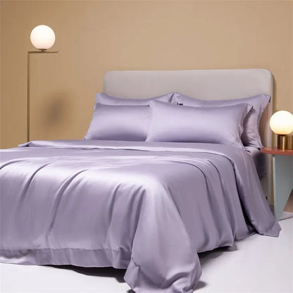 BAMBOOLUXE Cooling Duvet Cover Set - Bamboo Fiber Bedding for Elegant Summer Sleep