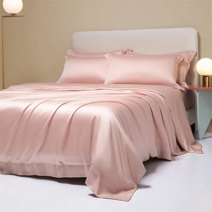 BAMBOOLUXE Cooling Duvet Cover Set - Bamboo Fiber Bedding for Elegant Summer Sleep