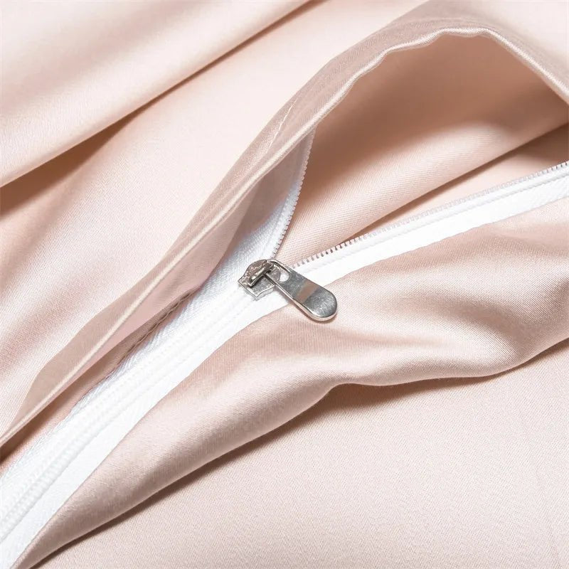 BAMBOOLUXE Cooling Duvet Cover Set - Bamboo Fiber Bedding for Elegant Summer Sleep