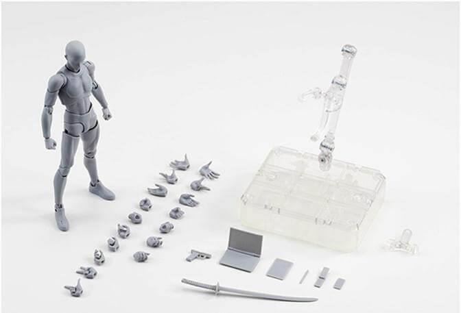 Articulated Drawing Mannequin Figure Set for Artists Learning Pose and Body Anatomy