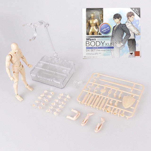 Articulated Drawing Mannequin Figure Set for Artists Learning Pose and Body Anatomy