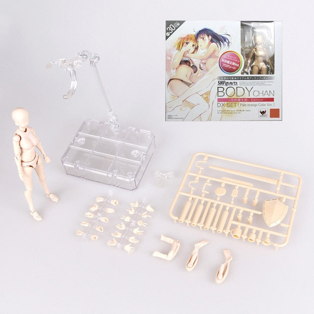 Articulated Drawing Mannequin Figure Set for Artists Learning Pose and Body Anatomy