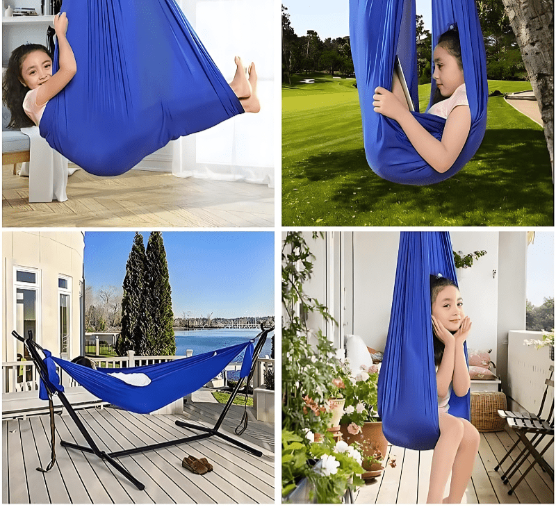Calm Soothing Sensory Swing for Children - Indoor & Outdoor Therapy Swing