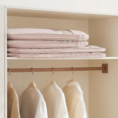 Hanging Garment Storage Bag with Automatic Compression, No Vacuum Pump Required Ever