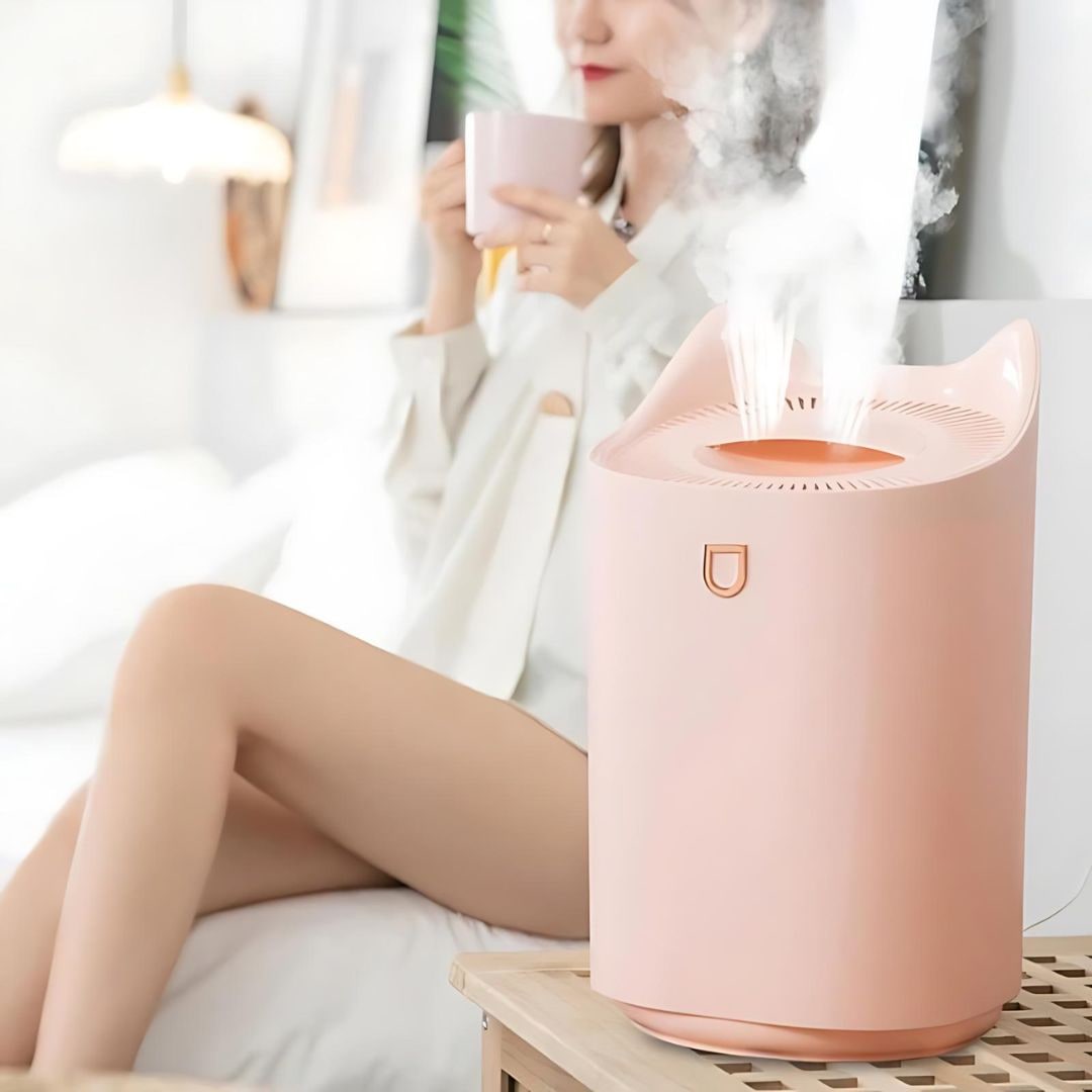 Ultrasonic Cool Mist Humidifier with Large Water Tank for Quiet Bedroom & Nursery Comfort