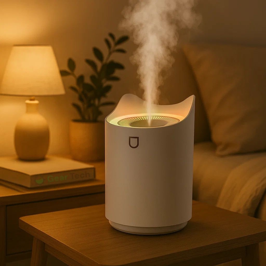 Ultrasonic Cool Mist Humidifier with Large Water Tank for Quiet Bedroom & Nursery Comfort