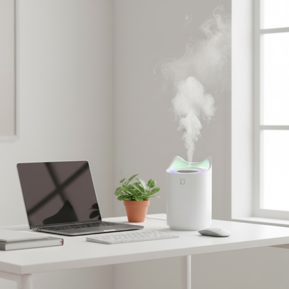 Ultrasonic Cool Mist Humidifier with Large Water Tank for Quiet Bedroom & Nursery Comfort