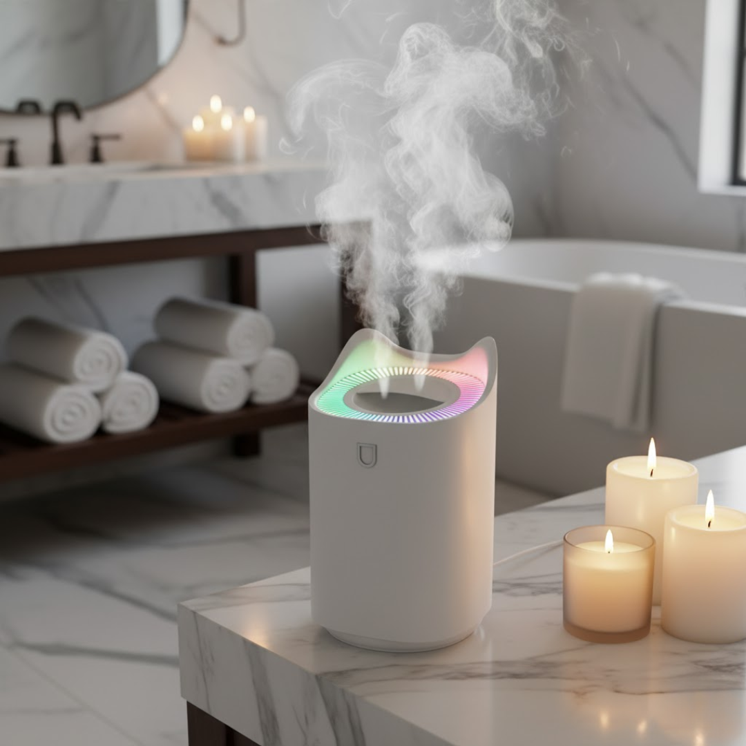 Ultrasonic Cool Mist Humidifier with Large Water Tank for Quiet Bedroom & Nursery Comfort