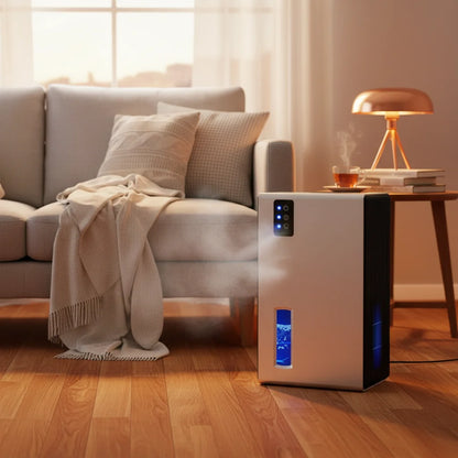 Compact Digital Home Dehumidifier with Auto Shut-Off, Sleep Mode & Quiet Operation