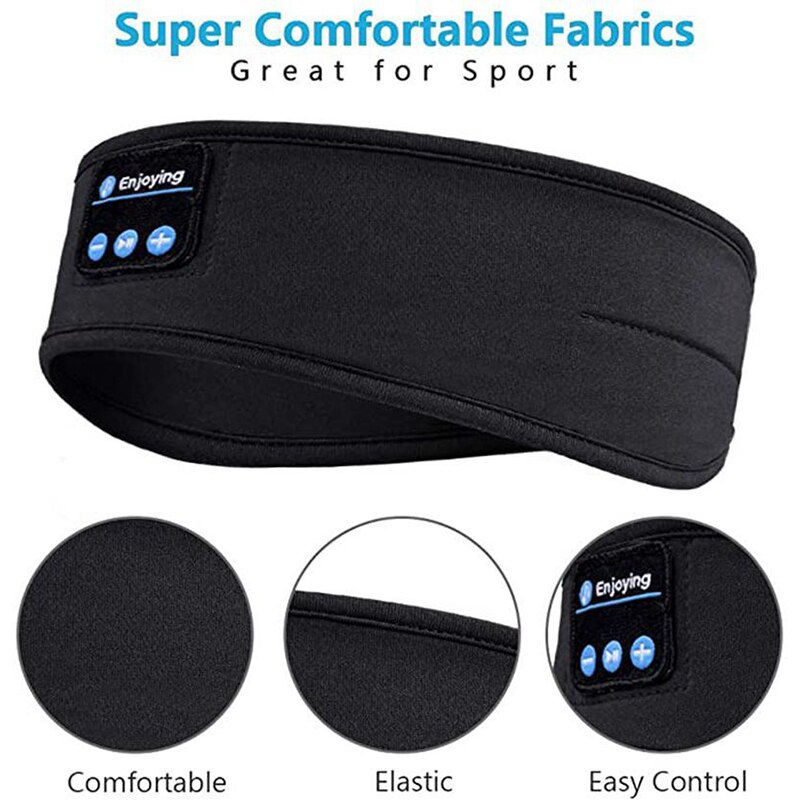 Cozy Band Sleep Headphones with Bluetooth Connectivity and 12-Hour Battery Charge