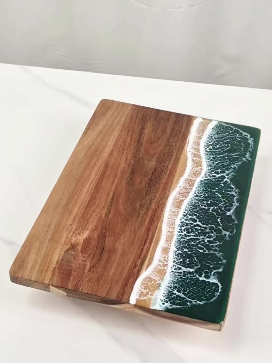 Wave Resin Acacia Cutting Board