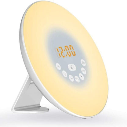 Sunrise & Sunset Simulator Alarm Clock with FM Radio, Melodies & 7 Ambient Light Colours