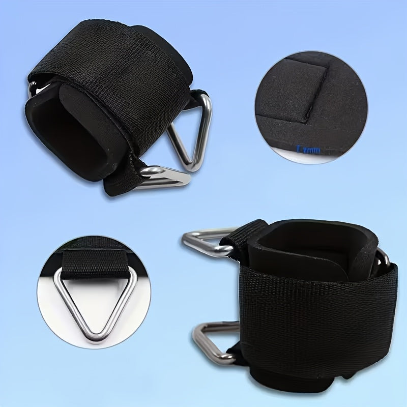 Adjustable Anti Slip Weight Lifting Wrist Straps in Durable Nylon for Deadlifts, Rows and Pull Ups